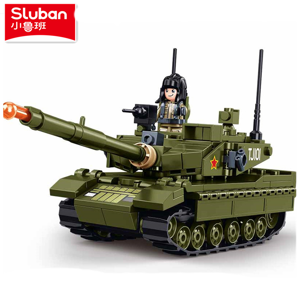 Lego Compatible Military Tank - Sluban 183PCS Army Main Battle Tank