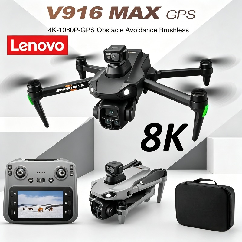 Lenovo V916MAX Professional 8K - đánh giá và giá Fpv Brushless Rc Drone 4K