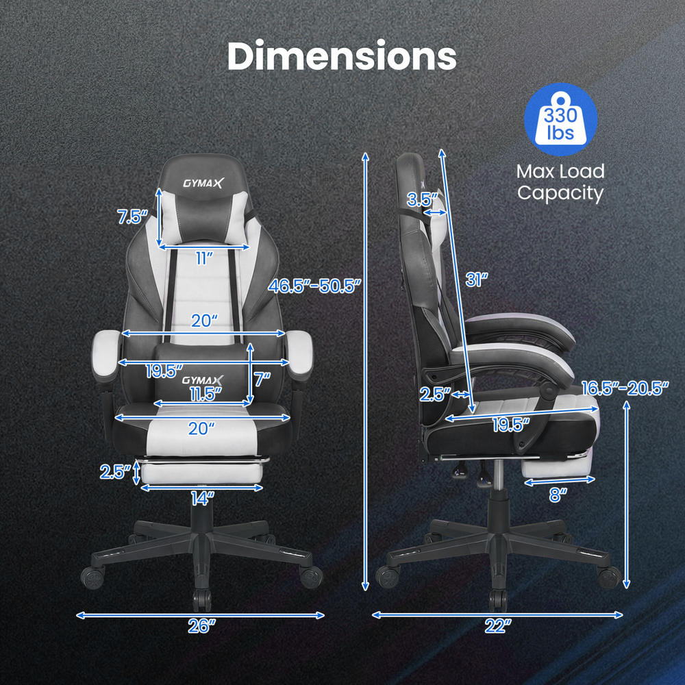 Ergonomic Video Game Chair Wit - đánh giá và giá Video Games