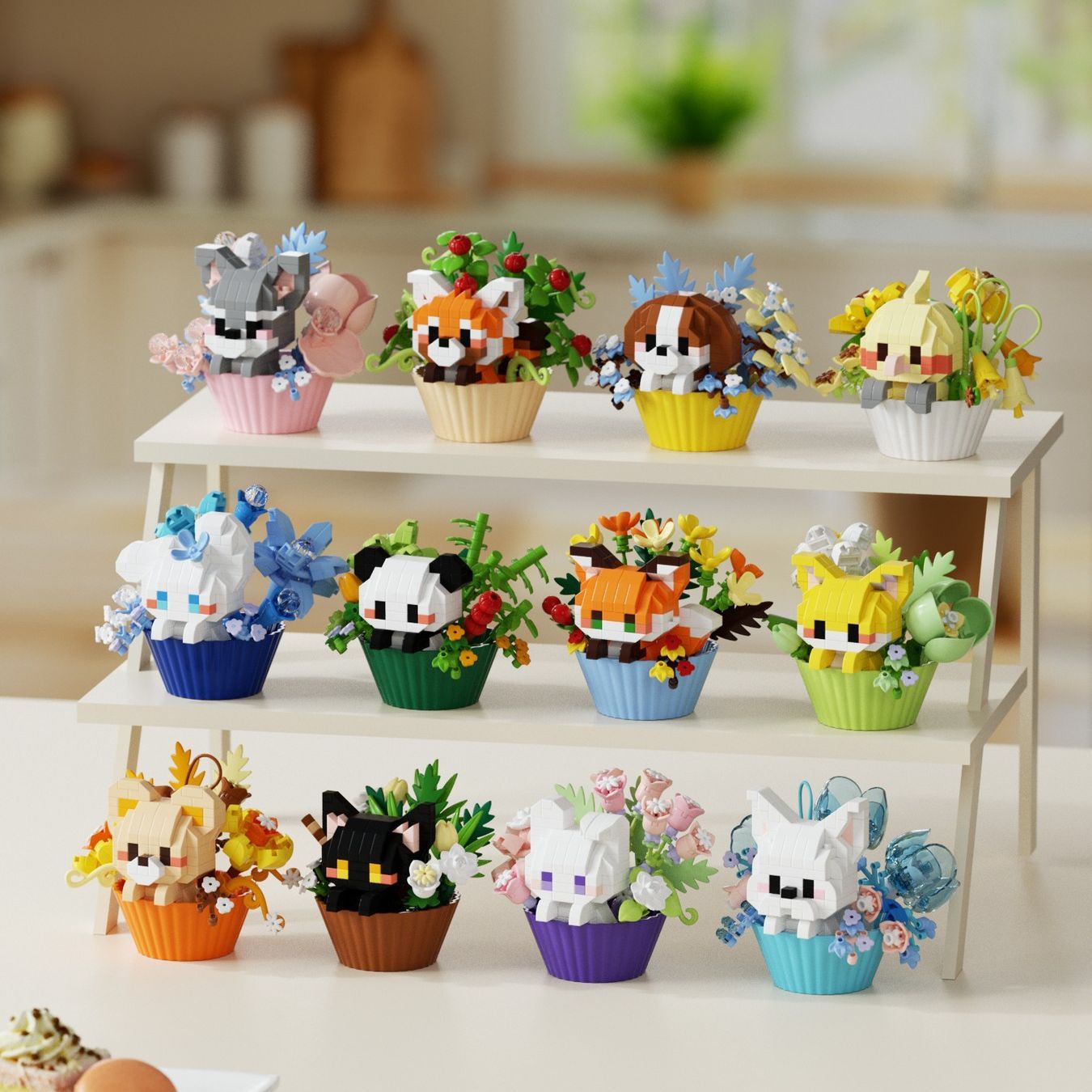 Cute dessert-style animal seri - đánh giá và giá Building Blocks