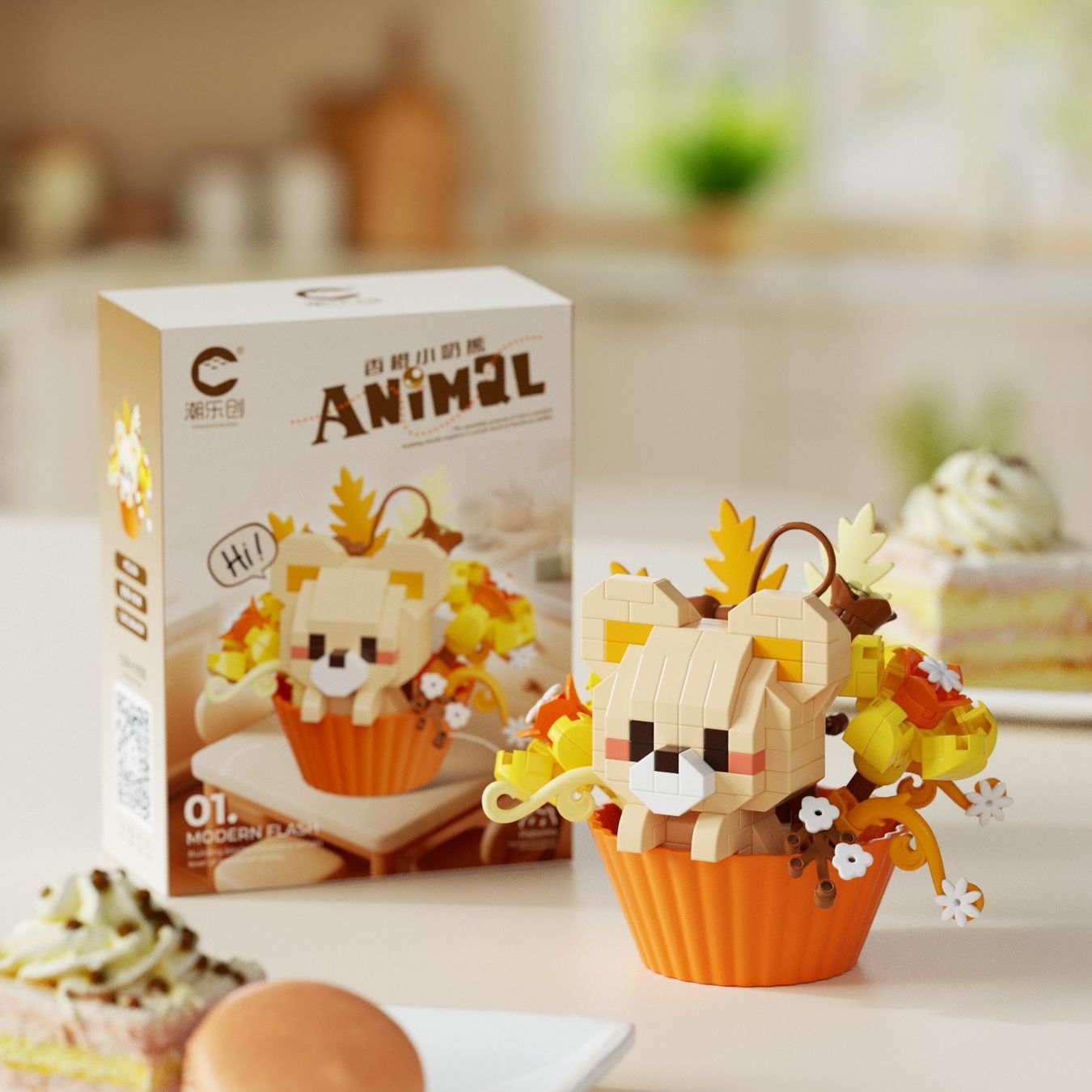 Cute dessert-style animal seri - đánh giá và giá Building Blocks
