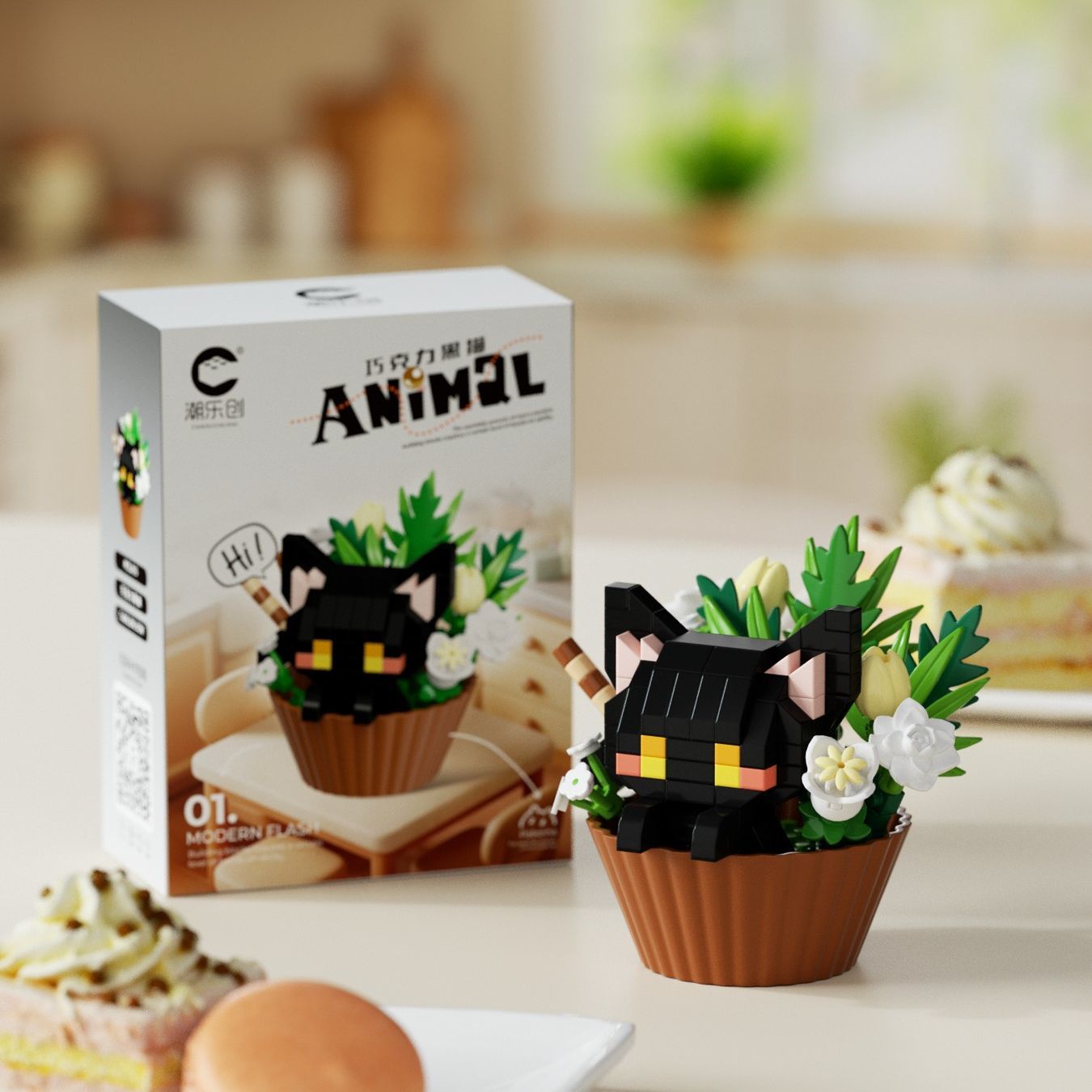 Cute dessert-style animal seri - đánh giá và giá Building Blocks