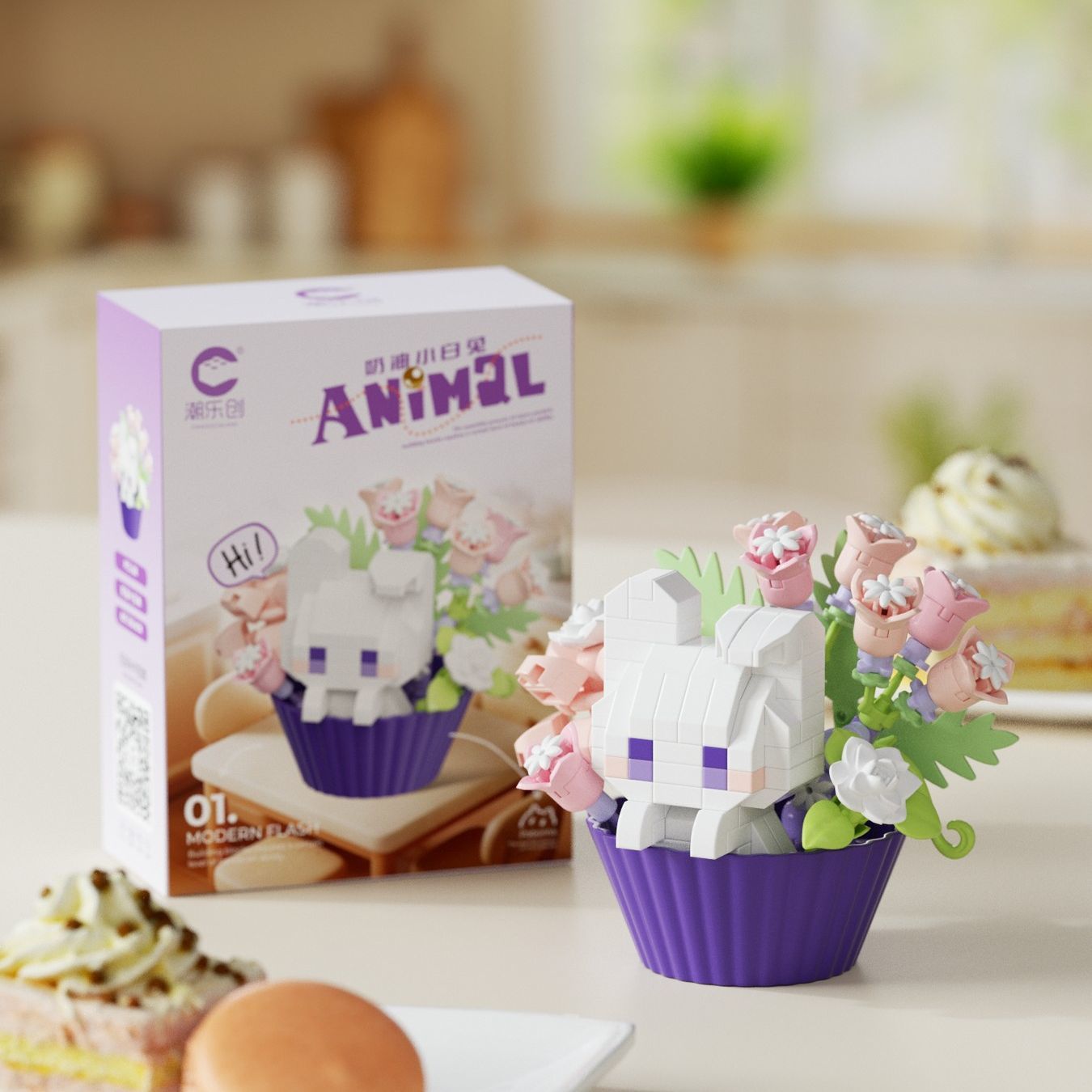 Cute dessert-style animal seri - đánh giá và giá Building Blocks