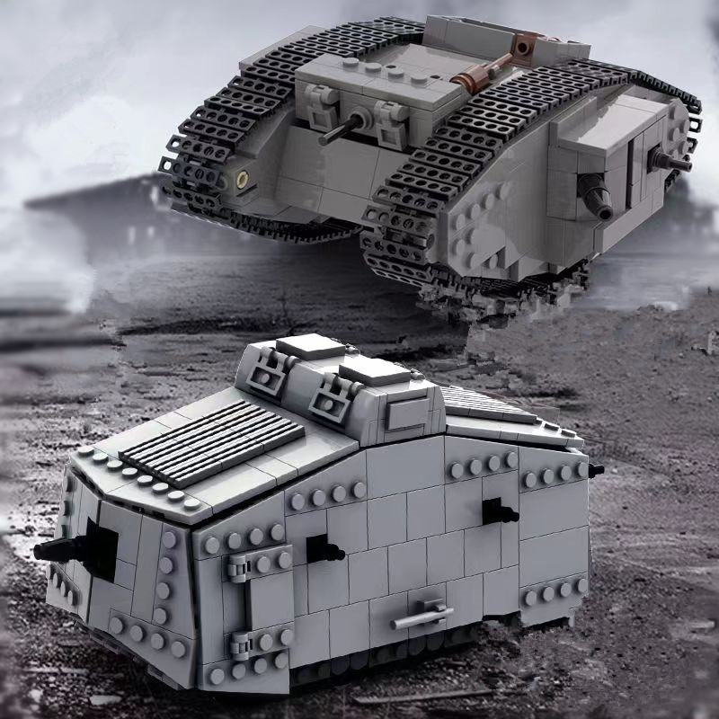 Hot Germany Military Building  - đánh giá và giá Lego Compatible Military Tank
